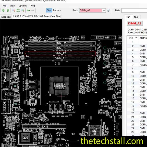 ASUS P10S-M WS BoardView File