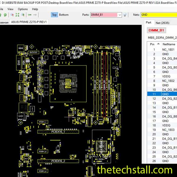 ASUS PRIME Z270-P BoardView File
