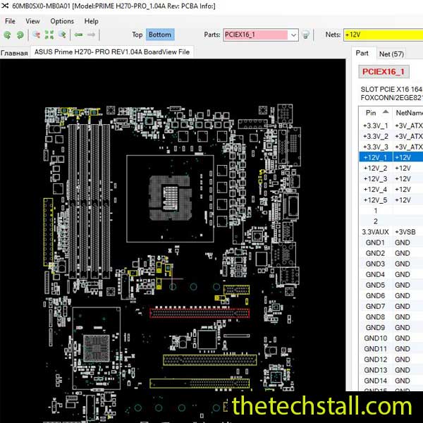 ASUS Prime H270-PRO BoardView File