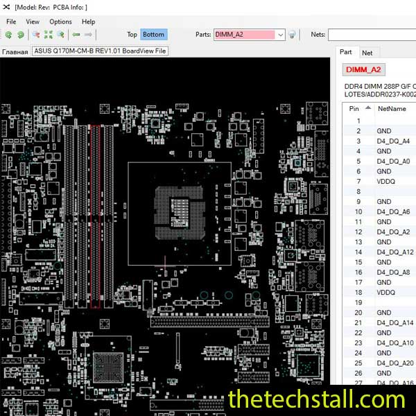 ASUS Q170M-CM-B BoardView File
