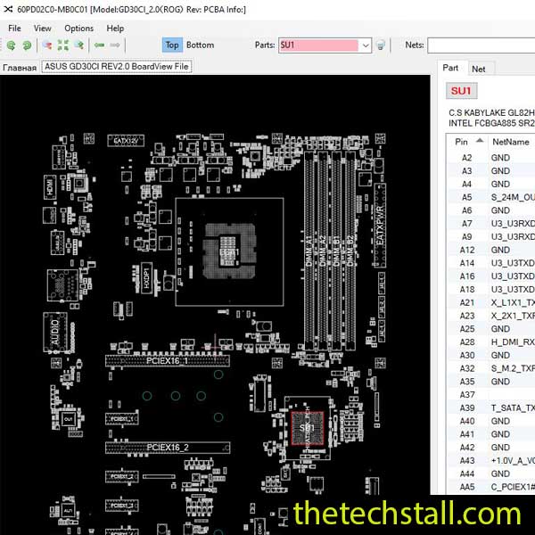 ASUS ROG GD30CI BoardView File