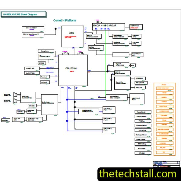 ASUS ROG GX550LXS GX550LWS Schematic Diagram