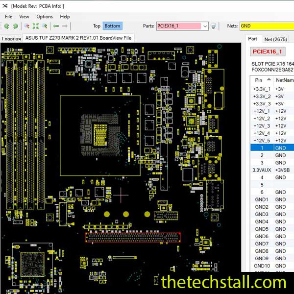 ASUS TUF Z270 MARK 2 BoardView File