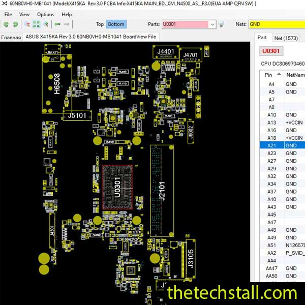 ASUS X415KA BoardView File