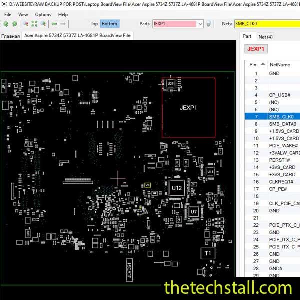 Acer Aspire 5734Z 5737Z LA-4681P BoardView File