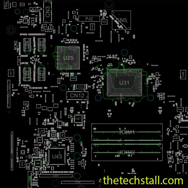 Acer Aspire E5-523G ZAB DA0ZABMB6E0 BoardView File