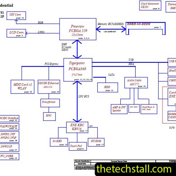 Acer eMachines EM35 NAV51 LA-6311P Schematic Diagram
