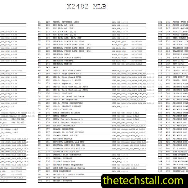 Apple MacBook Pro 14 A2918 M3 2023 820-02757 Schematic Diagram