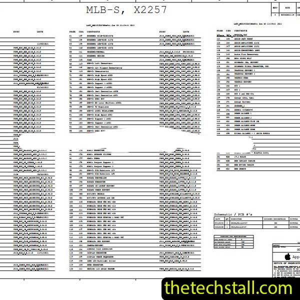 Apple Macbook Pro16 A2780 2023 820-02890 051-08156 Schematic Diagram