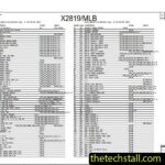 Apple X2819 MLB 820-03286 051-09344 Schematic Diagram