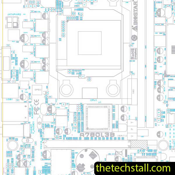 Biostar A780L3B A78LD-M3S BoardView File