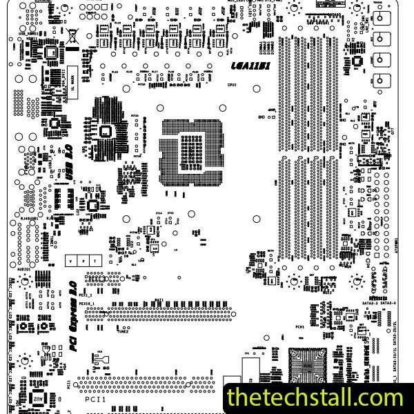 Biostar B150GTS IZ17B-AHS BoardView File