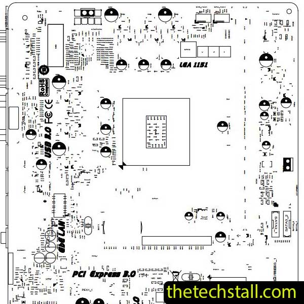 Biostar B150ML-HF D4 EB15C-MHS BoardView File
