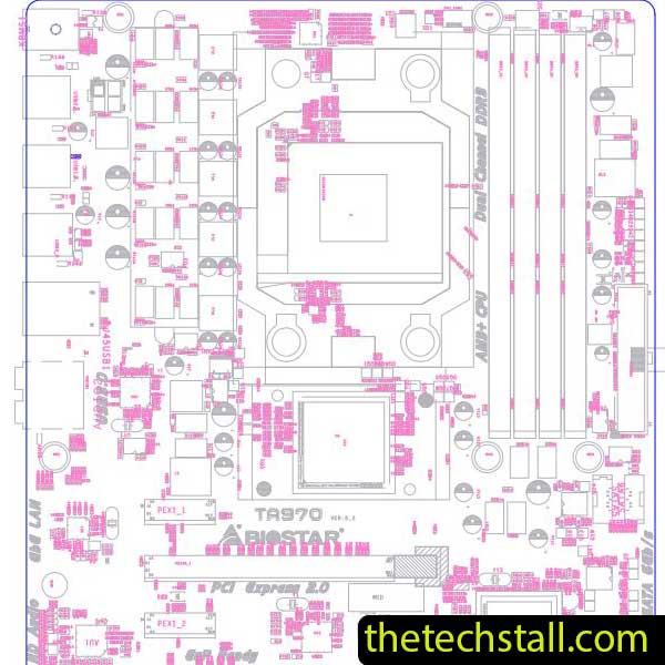 Biostar TA970 A97XA-A3S BoardView File