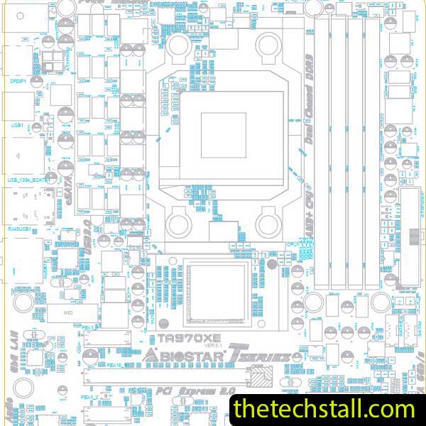 Biostar TA970FXE A97XA-A3T BoardView File