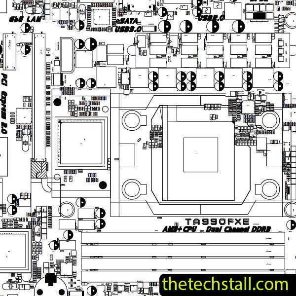 Biostar TA990FXE A99FA-A3T BoardView File