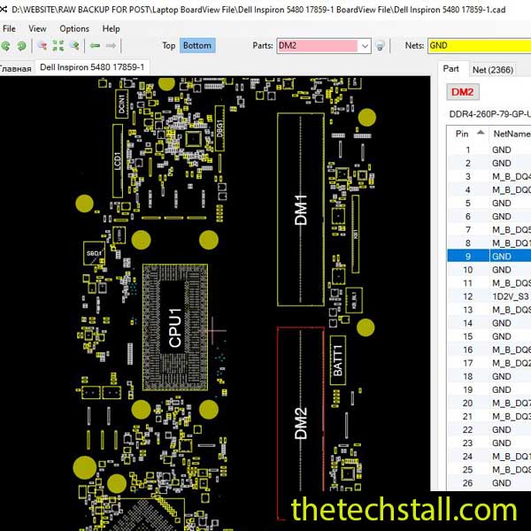 Dell Inspiron 5480 17859-1 BoardView File