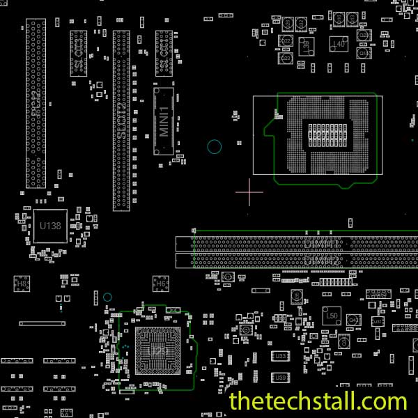 Dell vostro 3800 MIH81R 13040-1M BoardView File