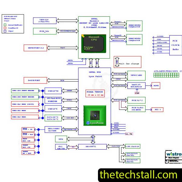 Dell vostro 3800 MIH81R 13040-1M Schematic Diagram