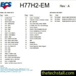 ECS H77H2-EM Schematic Diagram