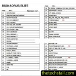Gigabyte B550 AORUS ELITE Schematic Diagram