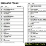 Gigabyte B550 AORUS PRO AC Schematic Diagram