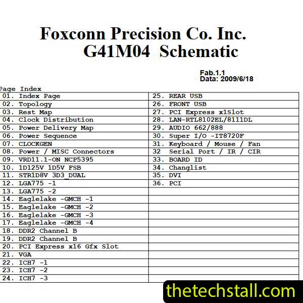 Gigabyte G41M04-FAB1 Schematic Diagram