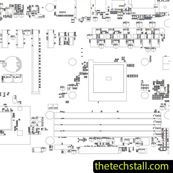 Gigabyte GA-F2A88X-D3H BoardView File