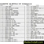 Gigabyte GA-M59SLI-S4 Schematic Diagram