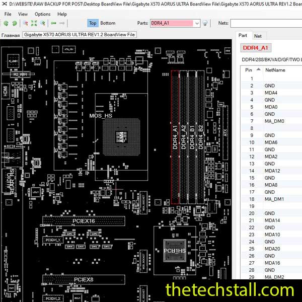 Gigabyte X570 AORUS ULTRA BoardView File