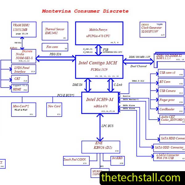 HP DV3 CQ35 LA-4731P Schematic Diagram