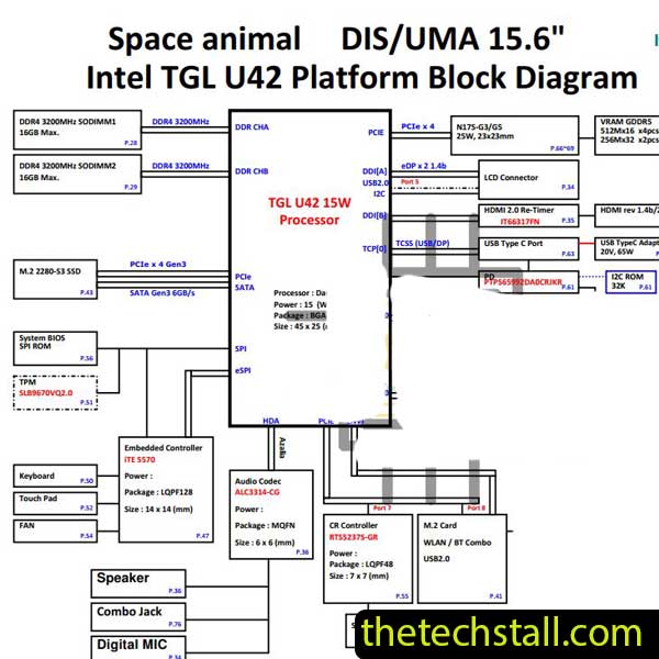 HP Pavilion 15-eg3000 G7B DAG7HGMB8B0 Schematic Diagram