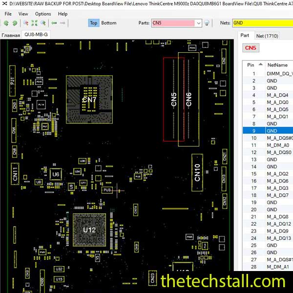 Lenovo ThinkCentre M9000z DA0QU8MB6G1 BoardView File