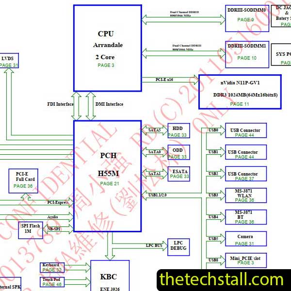 MSI FX400 MS-14811 MS-1481 Schematic Diagram