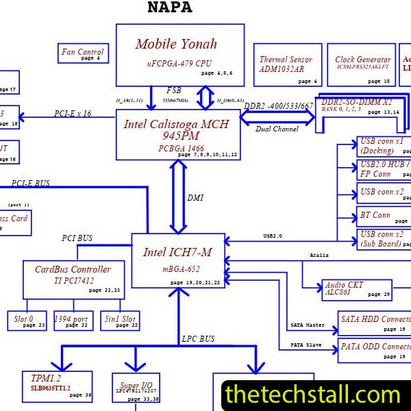 Toshiba Satellite M100 HAQAA LA-3011P Schematic Diagram