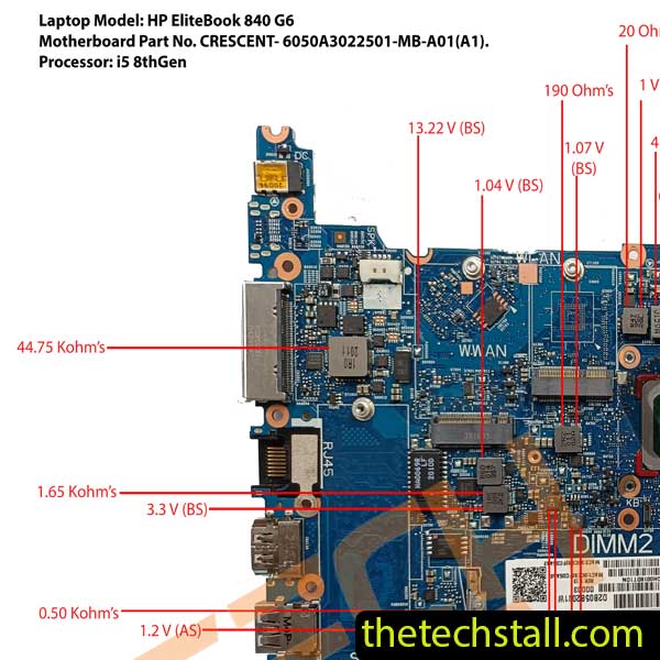 CRESCENT-6050A3022501-MB-A01 Motherboard Impedance Value