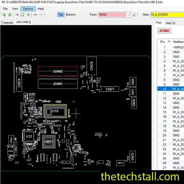 HAIER 7G-5H DA0JWUMB6G0 BoardView File