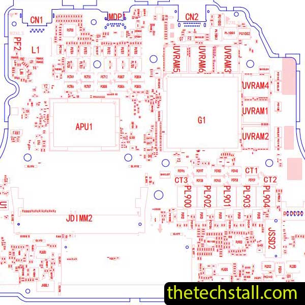 Xiaomi Redmi G 2021 AMD RMG2102-AB PCB BM5104 BoardView File