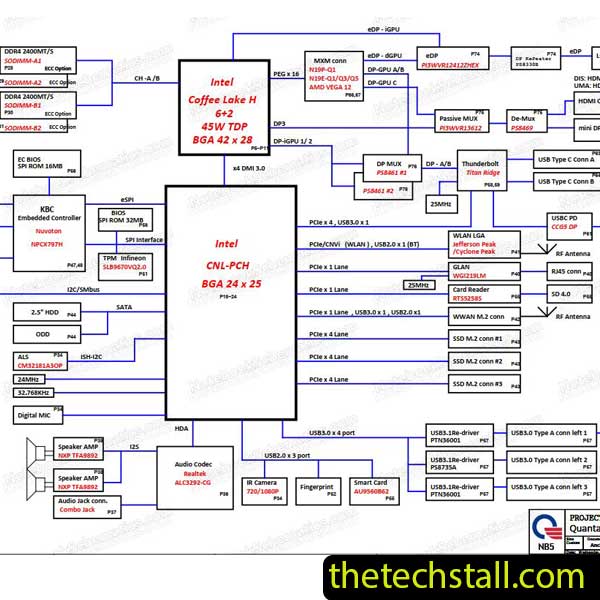 HP Zbook 17 G5 DA0XW3MBAG0 Schematic Diagram