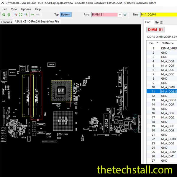ASUS K51IO BoardView File